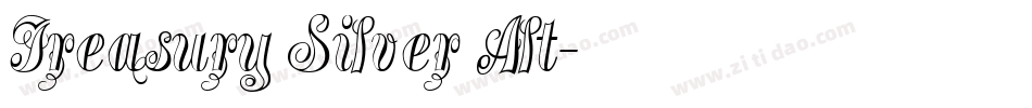 Treasury Silver Alt字体转换